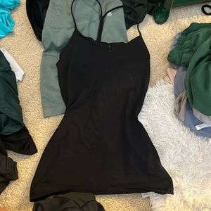 black razor back athletic tank